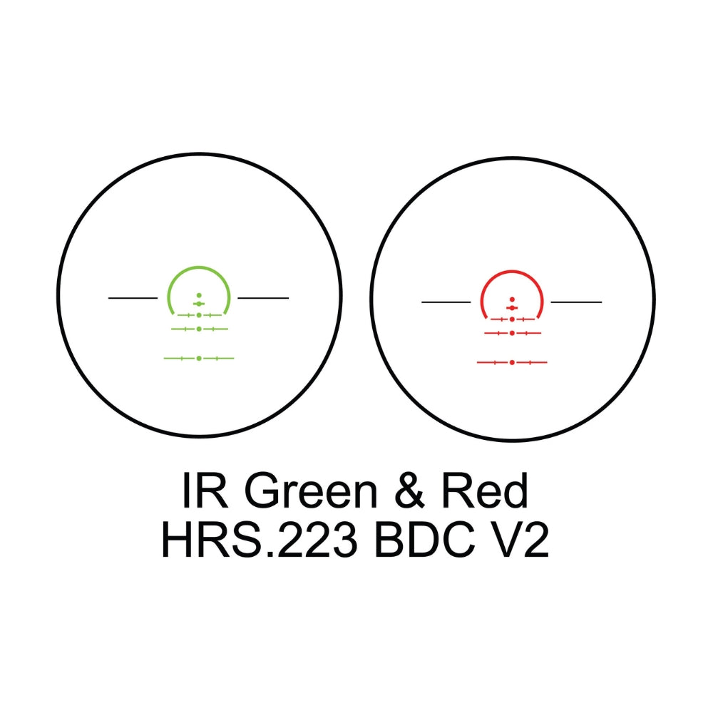 Barska 1-8x 24mm SWAT-AR HRS .223 Tactical Rifle Scope Black AC13326