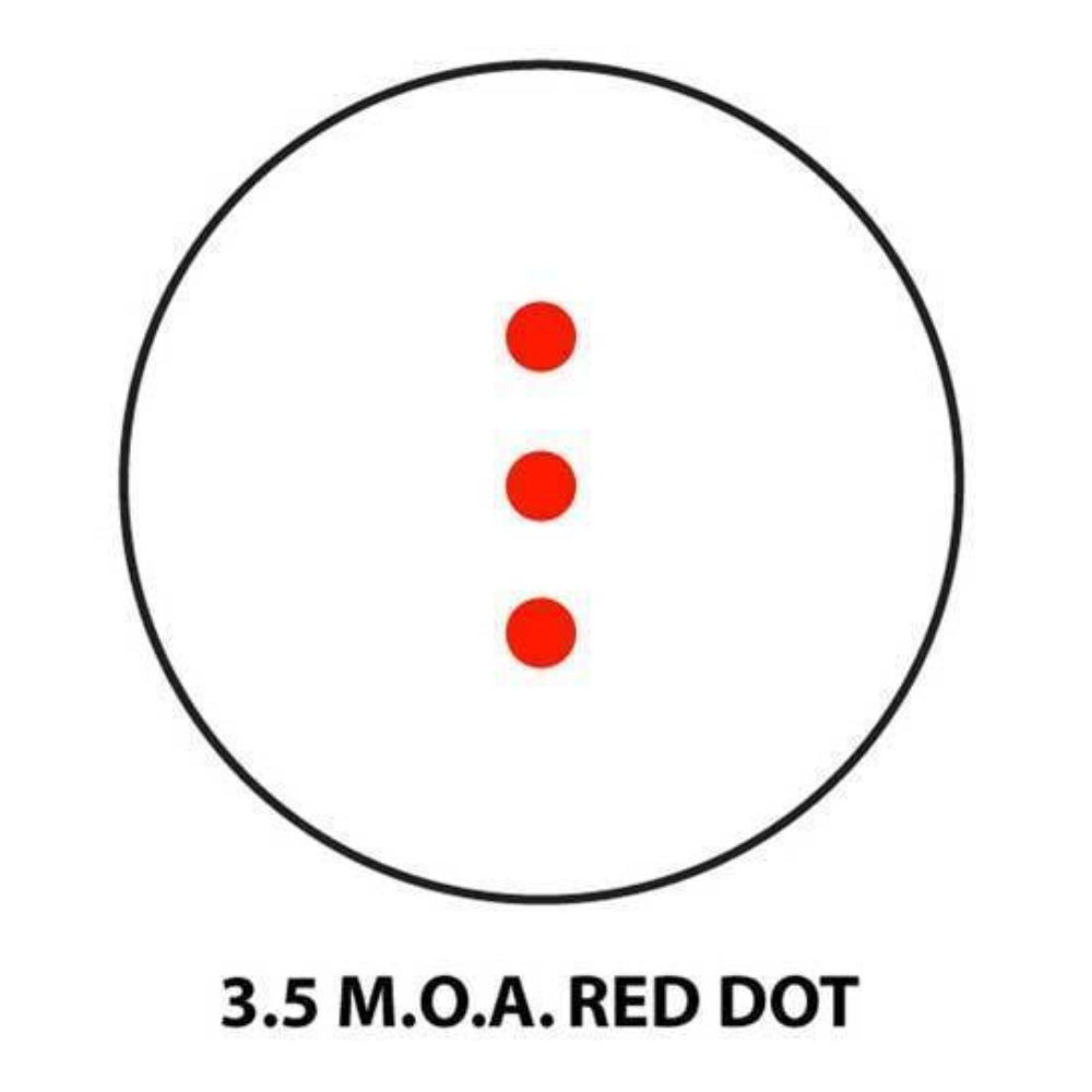 Barska 1x 30mm Red Dot Scope w/ 3 Dot Crossbow Reticle AC11088