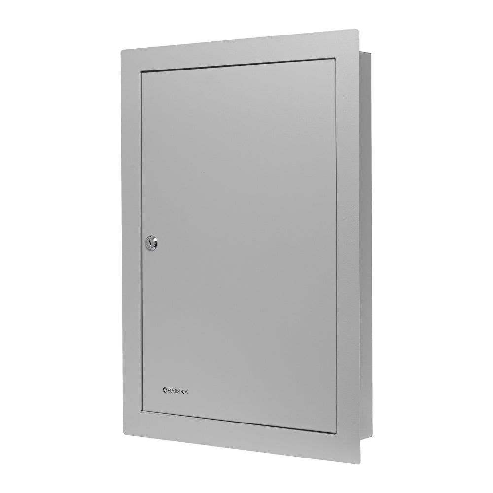 Barska 100 Keys Adjustable in Wall Key Lock Box Grey CB13534