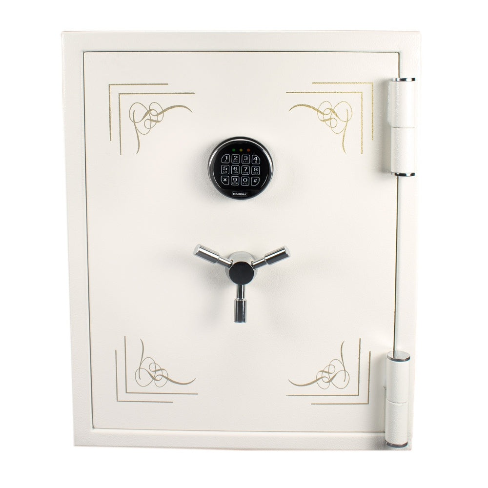 Barska 2.75 Cu. Ft. Keypad Fireproof Jewelry Safe White AX13614