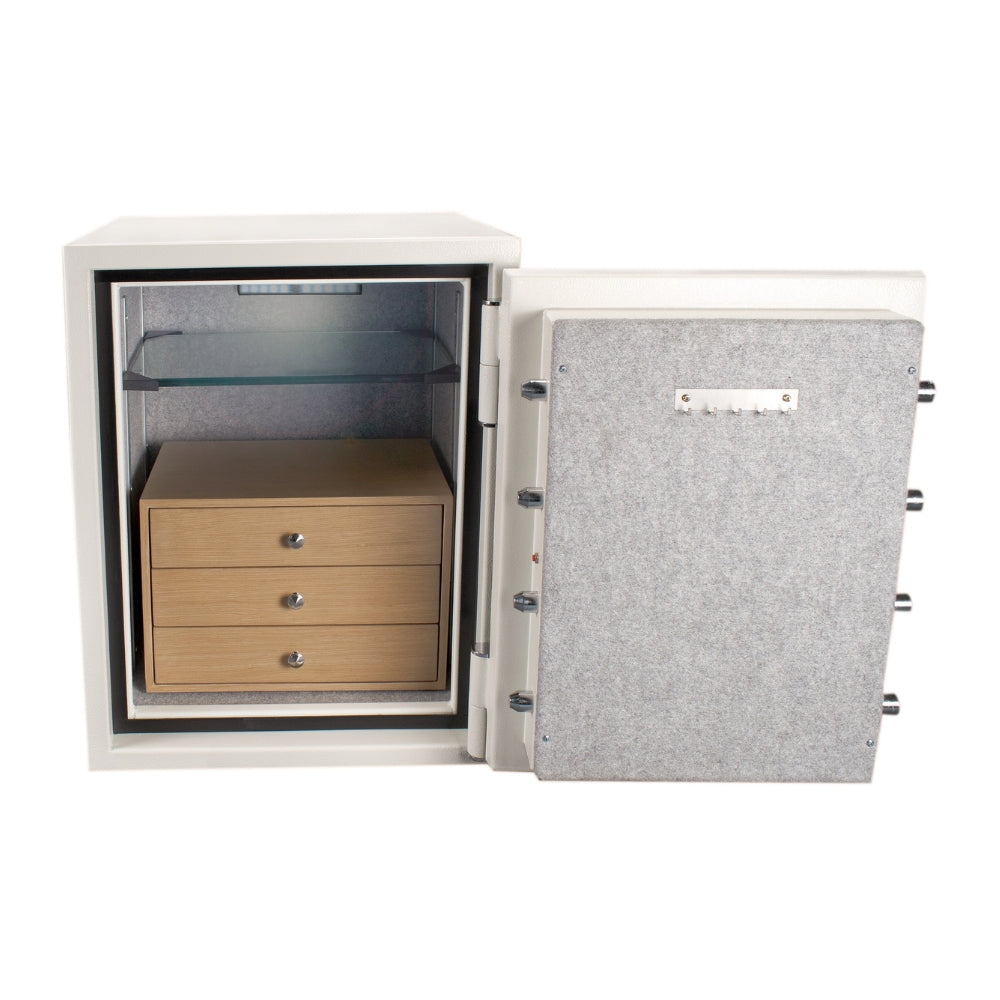 Barska 2.75 Cu. Ft. Keypad Fireproof Jewelry Safe White AX13614