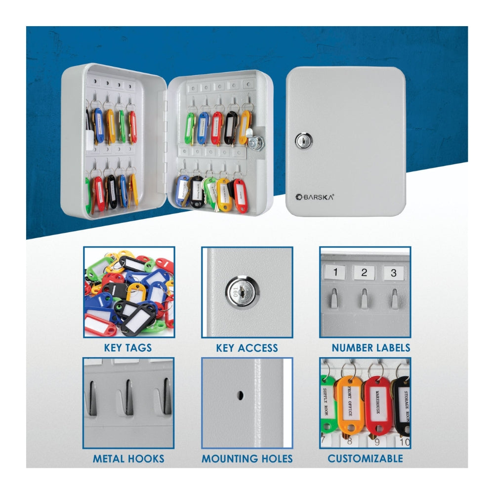 Barska 20 Position Key Cabinet with Key Lock CB12482