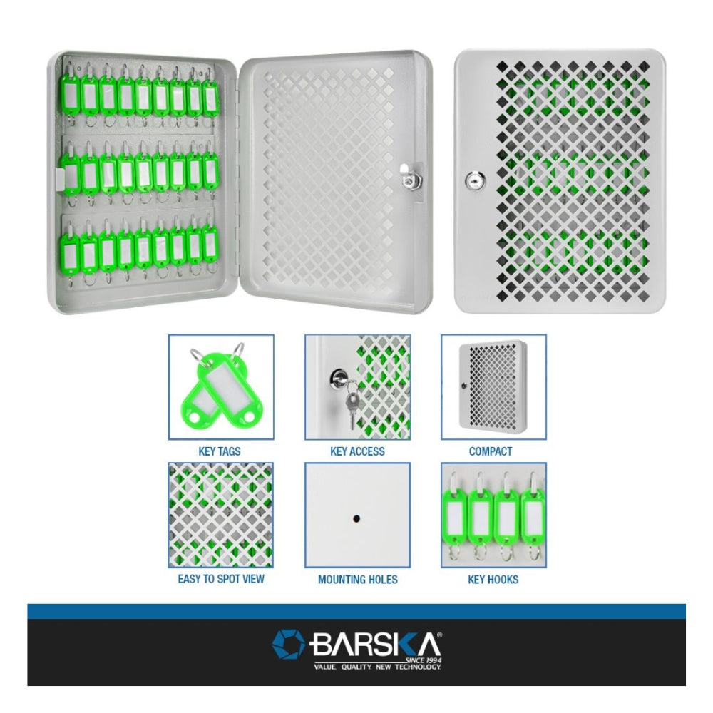 Barska Key Lock Box with Green Tags CB13756 | All Security Equipment