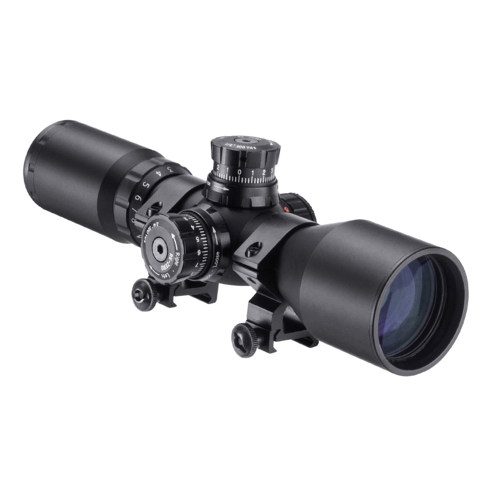 Barska 3-9x 42 IR Contour Compact Rifle Scope with Trace Reticle AC13268