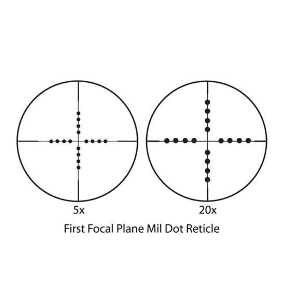 Barska Benchmark Long Range Focal Plane Mil-Dot Rifle Scope AC11200