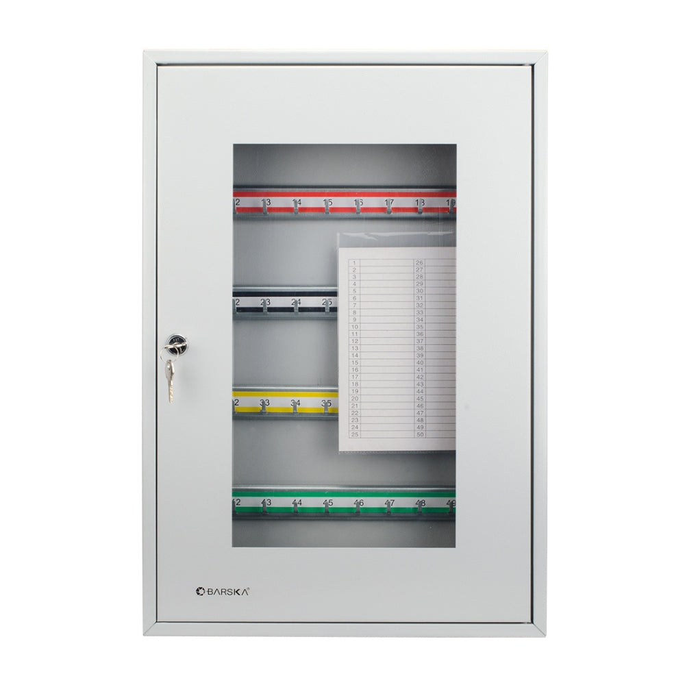 Barska 50 Position Key Cabinet with Glass Door CB12950