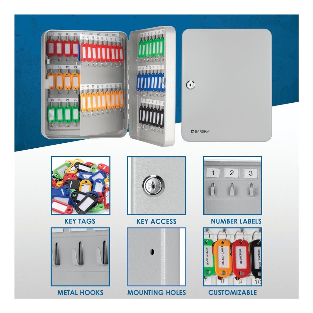 Barska 90 Position Key Cabinet with Key Lock CB13234