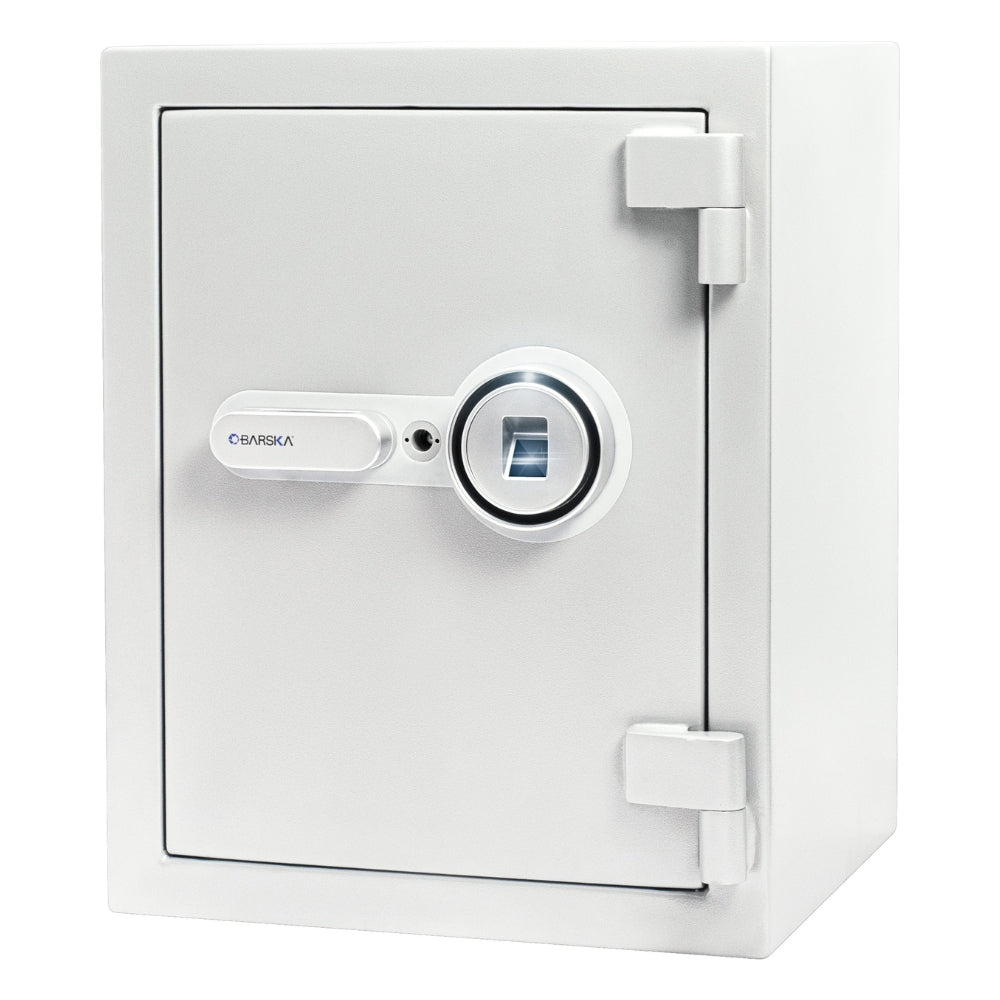 Barska Biometric Fireproof Safe, 1.64 Cu. Ft., Metallic Grey AX13494