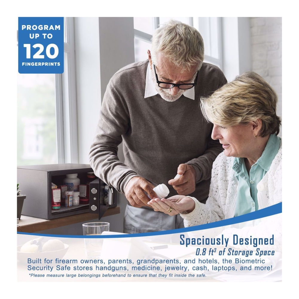 Barska Biometric Security Safe with Fingerprint Lock AX11224