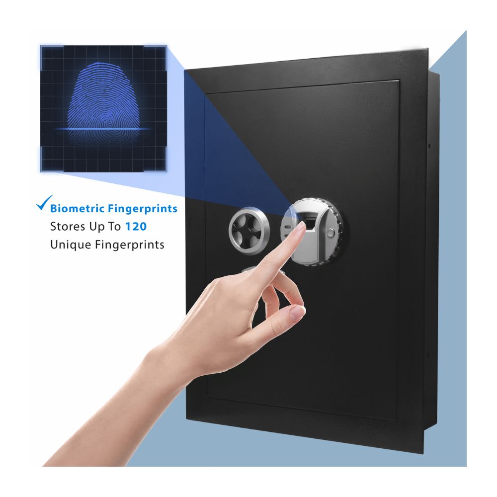 Barska Biometric Wall Safe AX12038 | All Security Equipment