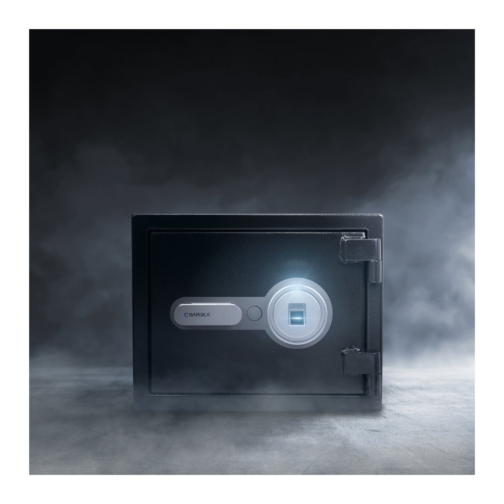 Barska Biometric Fire Resistant Security 0.75 Cu. Ft. Black AX13498