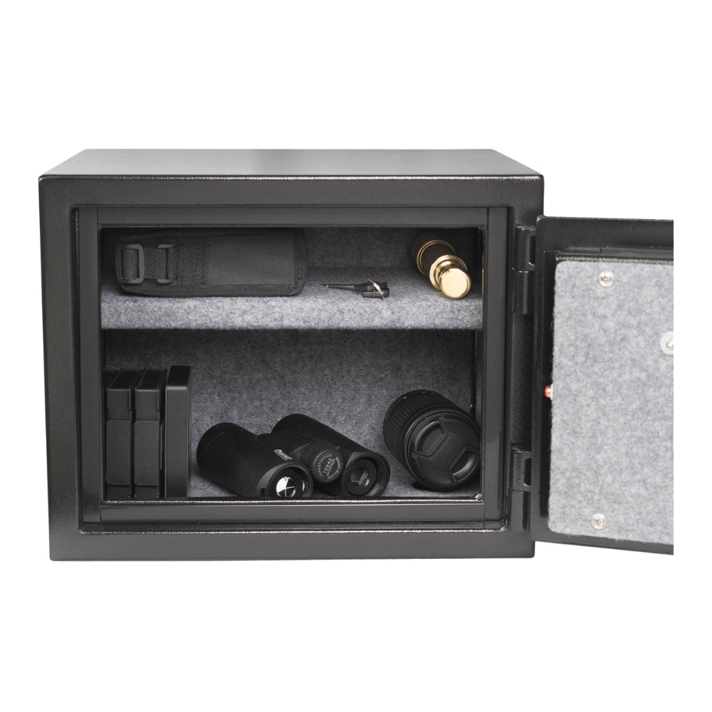 Barska Biometric Fire Resistant Security 0.75 Cu. Ft. Black AX13498