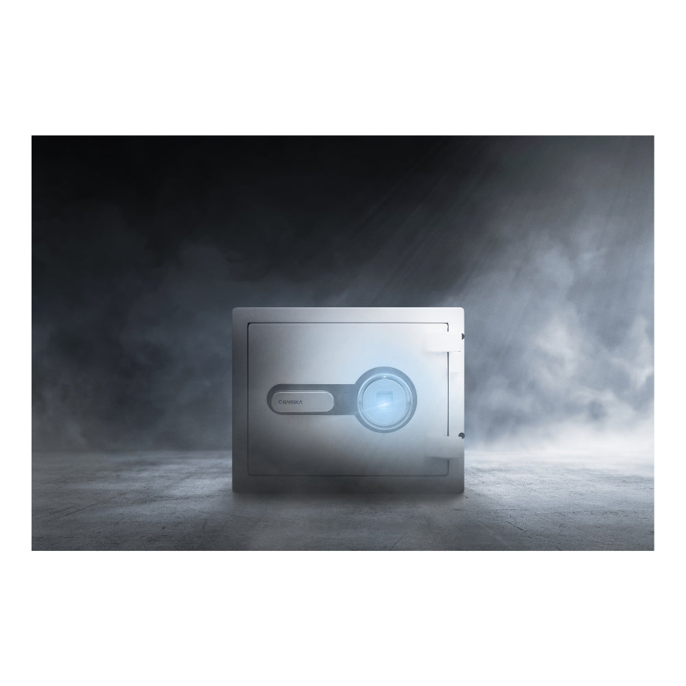 Barska Biometric Fire Resistant Security 0.75 Cu. Ft. White AX13738