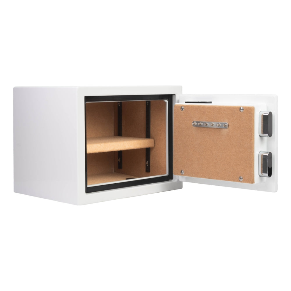 Barska Biometric Fire Resistant Security 0.75 Cu. Ft. White AX13738