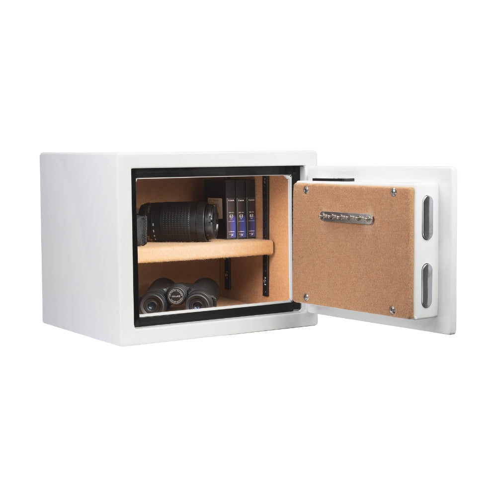 Barska Biometric Fire Resistant Security 0.75 Cu. Ft. White AX13738