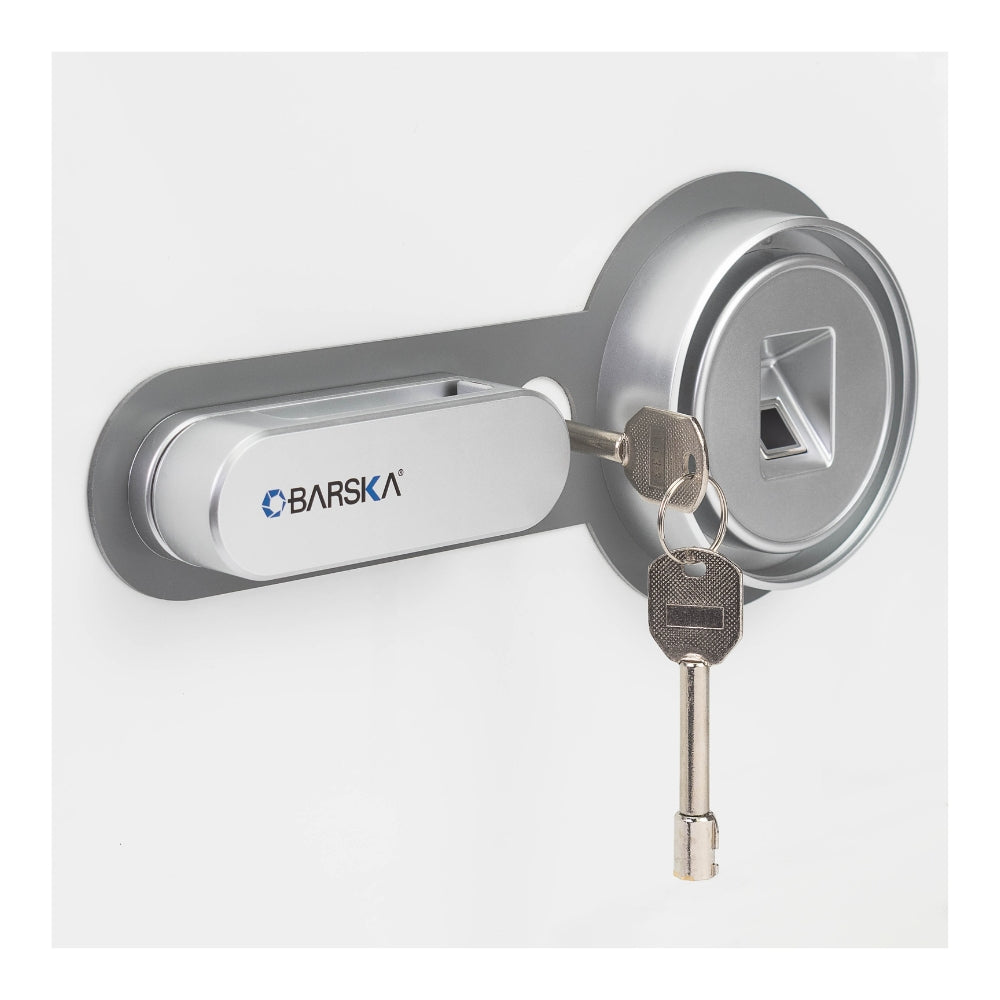 Barska Biometric Fire Resistant Security 0.75 Cu. Ft. White AX13738