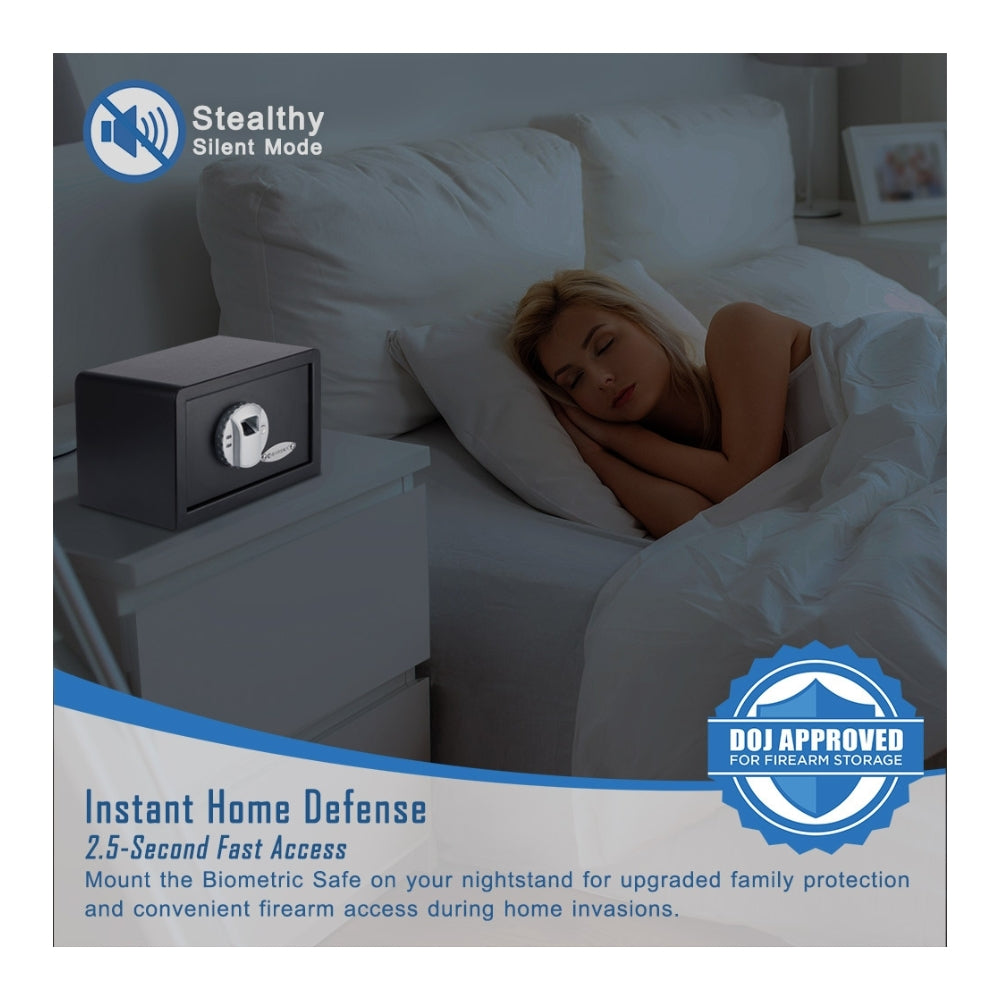 Barska Compact Biometric Security Safe with Fingerprint Lock AX11620