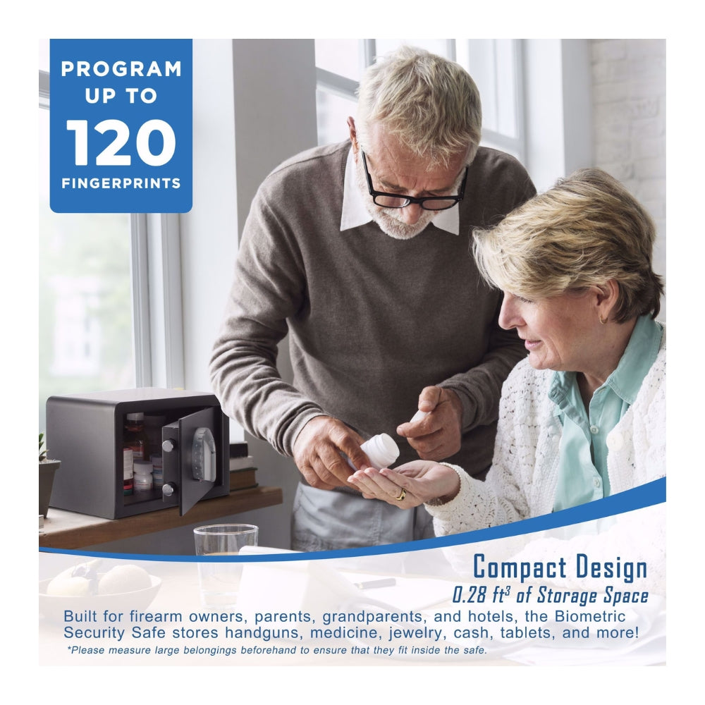 Barska Compact Biometric Security Safe with Fingerprint Lock AX11620