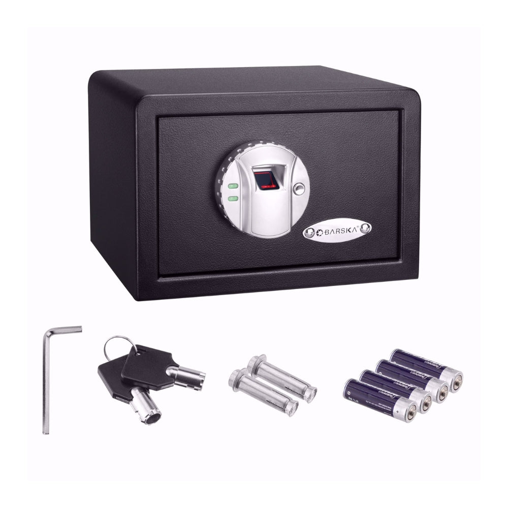 Barska Compact Biometric Security Safe with Fingerprint Lock AX11620