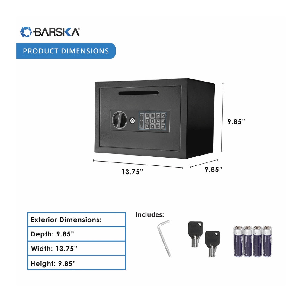 Barska Compact Keypad Depository Safe AX11934