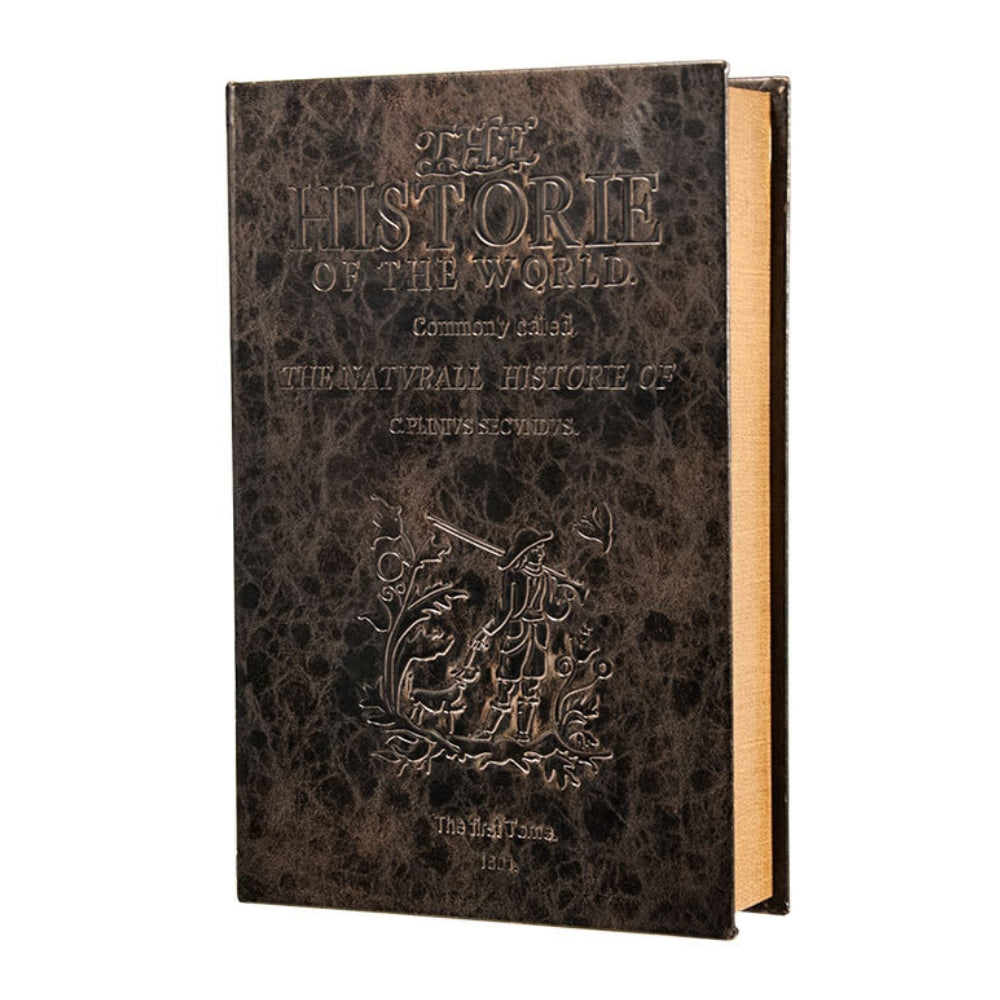 Barska Large Antique Book Lock Box with Key Lock CB11992