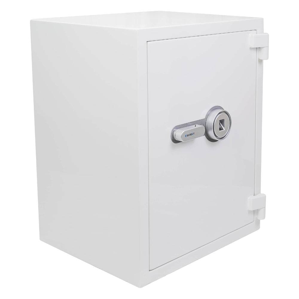 Barska Biometric Fireproof Security Safe 4.48 Cu. Ft. White AX13496