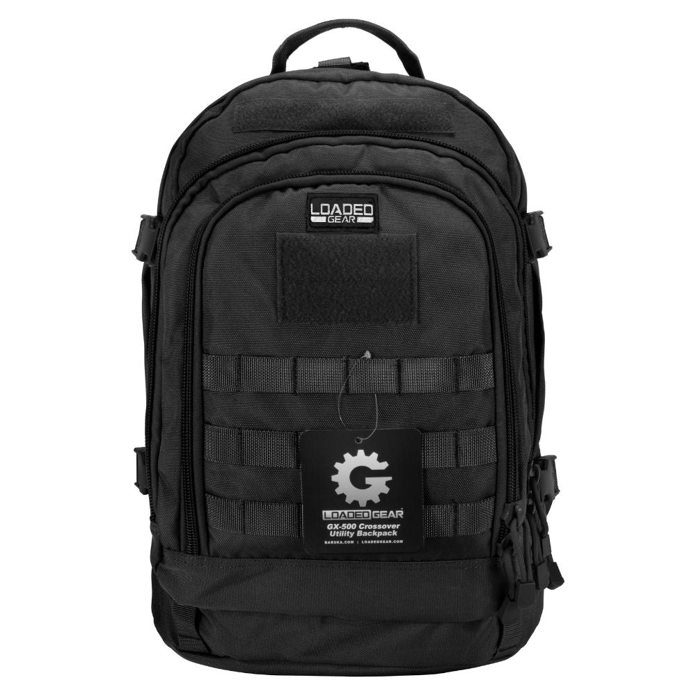 Barska Loaded Gear GX-500 Crossover Tactical Backpack (Black) BI12612