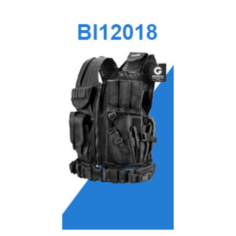 Barska Loaded Gear Tactical Vest VX-200 (Black) Right Hand BI12018