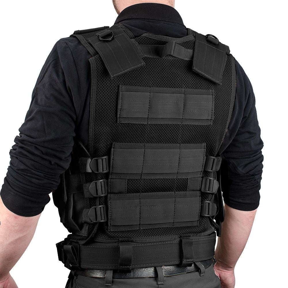 Barska Loaded Gear Tactical Vest VX-200 (Black) Right Hand BI12018