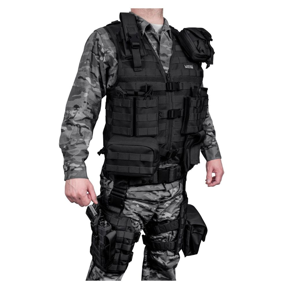 Barska Loaded Gear VX-100 Tactical Vest and Leg Platforms BI12016