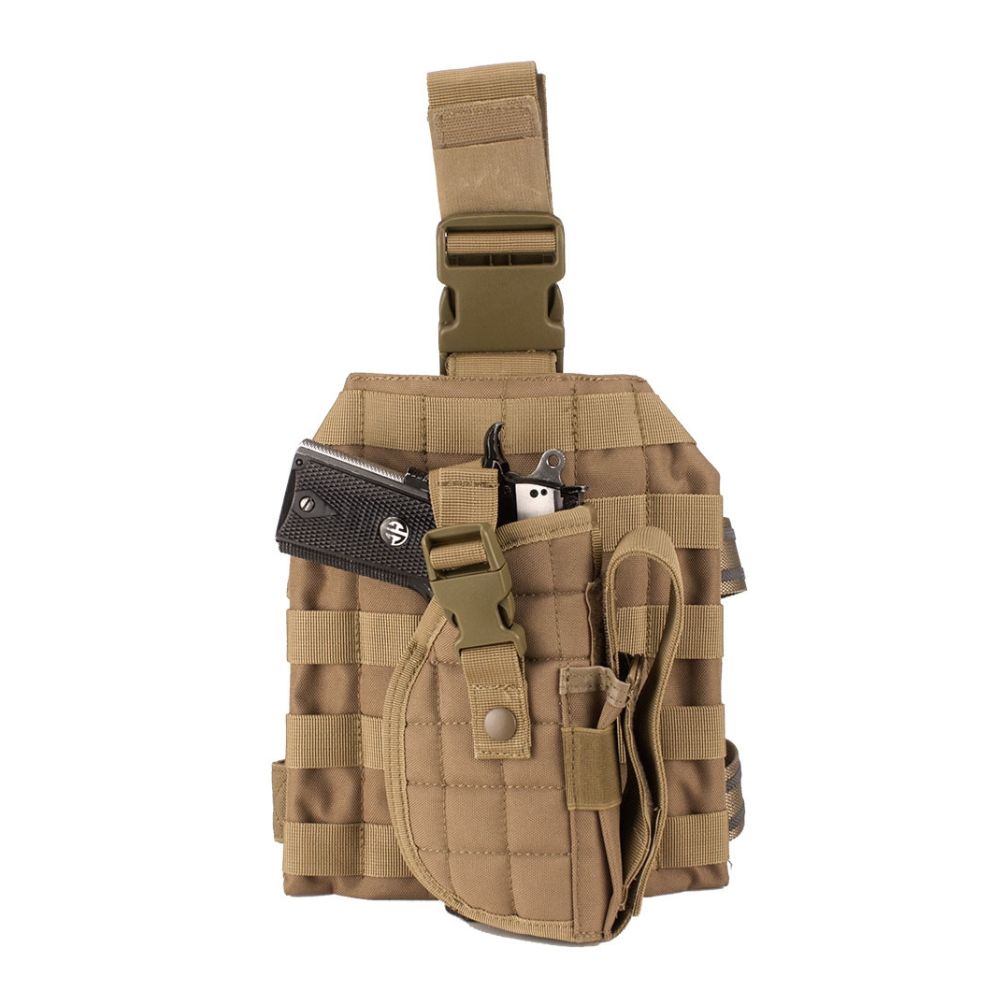 Barska Loaded Gear VX-100 Tactical Vest and Leg Platforms (Flat Dark Earth) BI12344