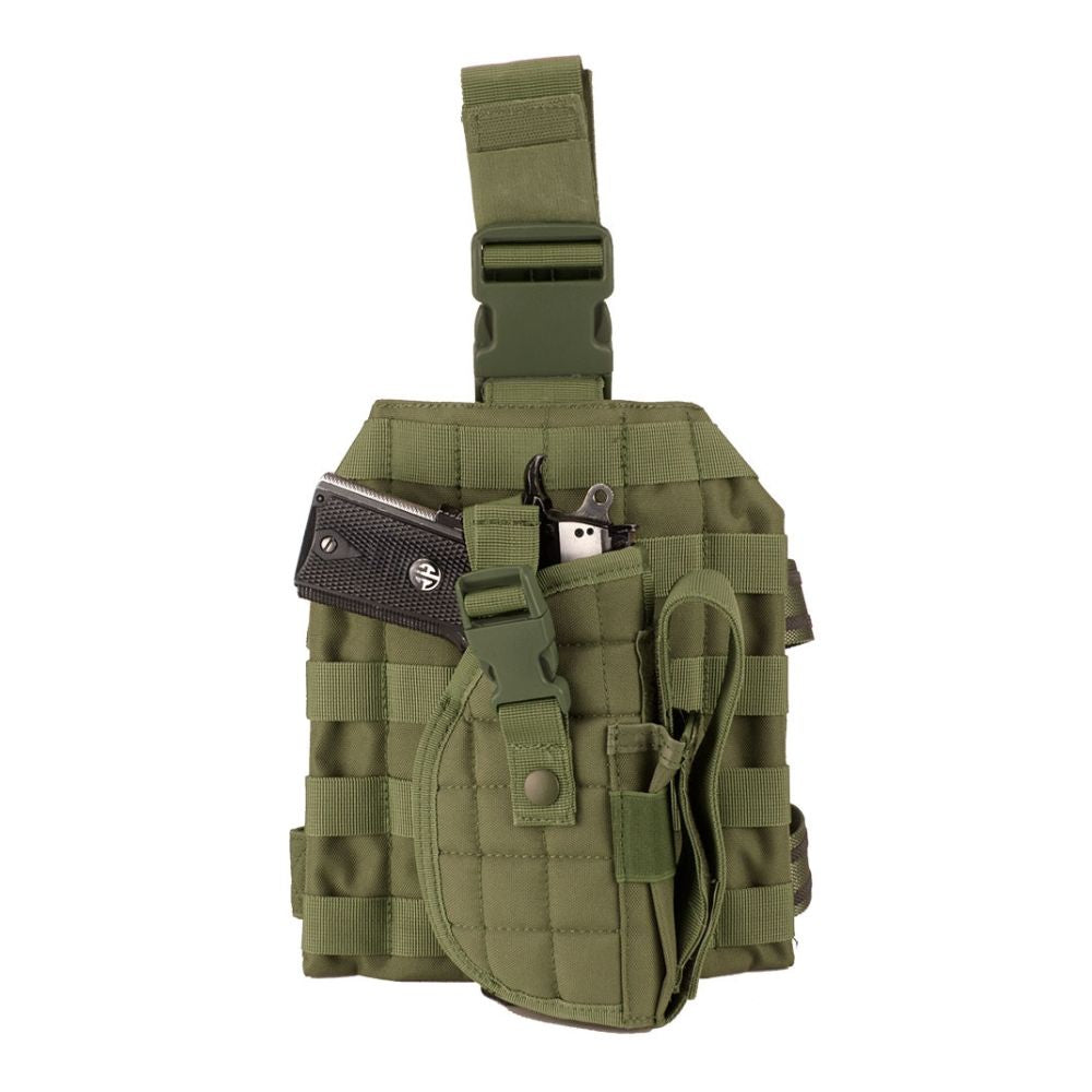 Barska Loaded Gear VX-100 Tactical Vest and Leg Platforms (OD Green) BI12330