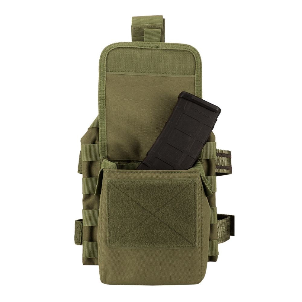 Barska Loaded Gear VX-100 Tactical Vest and Leg Platforms (OD Green) BI12330