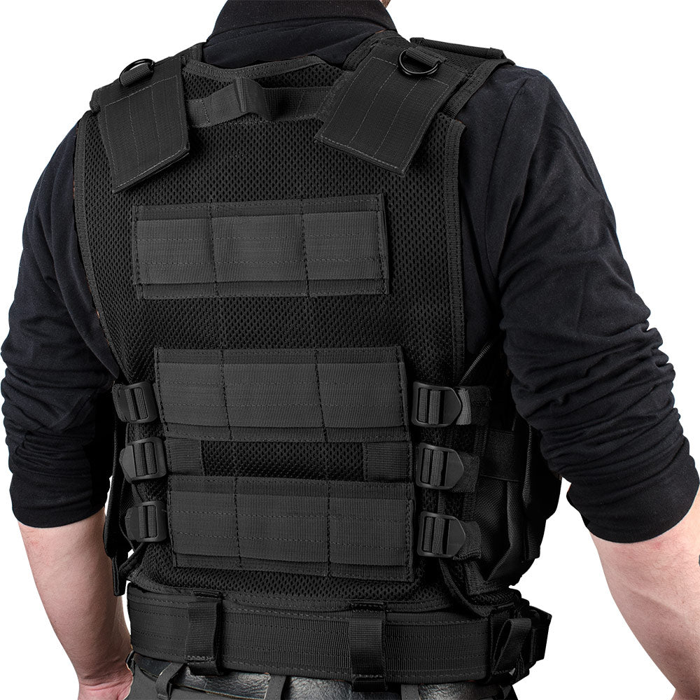 Barska Loaded Gear VX-200 Left Handed Tactical Vest (Black) BI12154