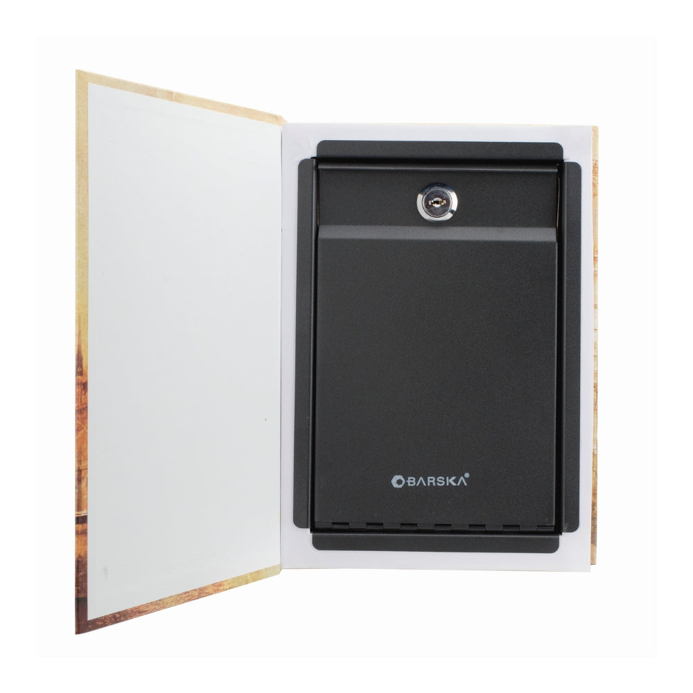 Barska Paris Dual Diversion Book Lock Box with Key Lock CB13058