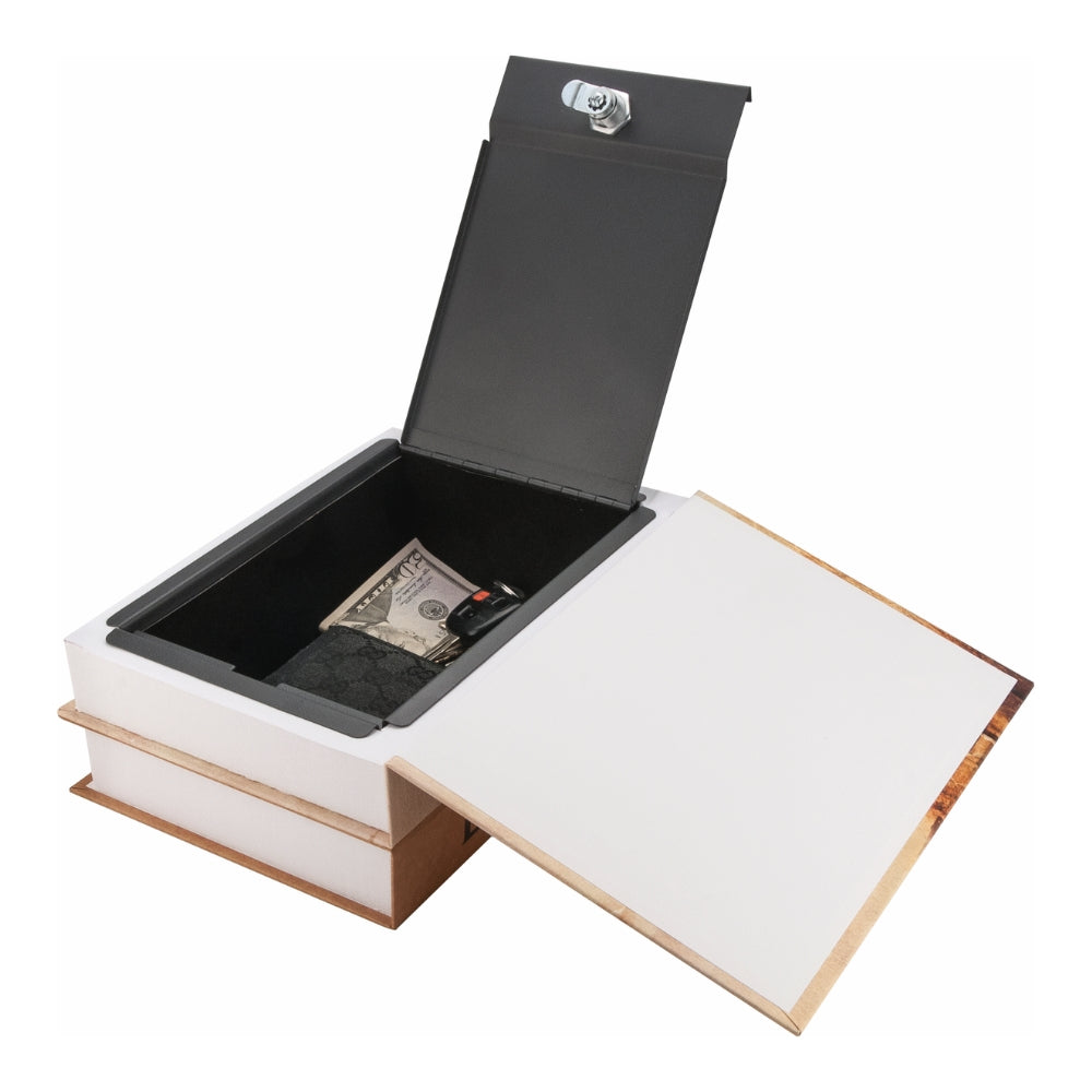Barska Paris Dual Diversion Book Lock Box with Key Lock CB13058