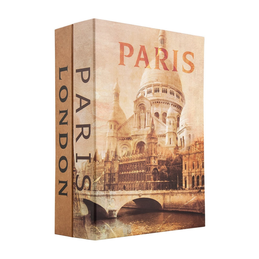 Barska Paris and London Dual Book Lock Box with Key Lock CB12470
