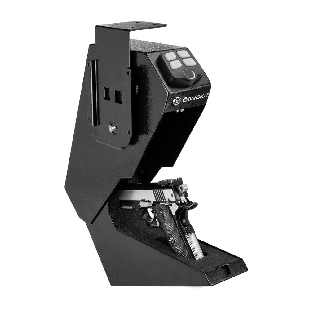 Barska Quick Access Biometric Handgun Desk Safe AX13092