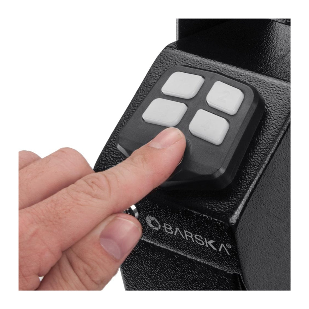 Barska Quick Access Biometric Handgun Desk Safe AX13092