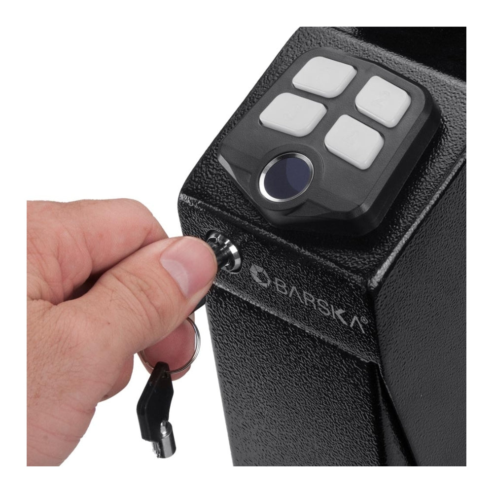Barska Quick Access Biometric Handgun Desk Safe AX13092