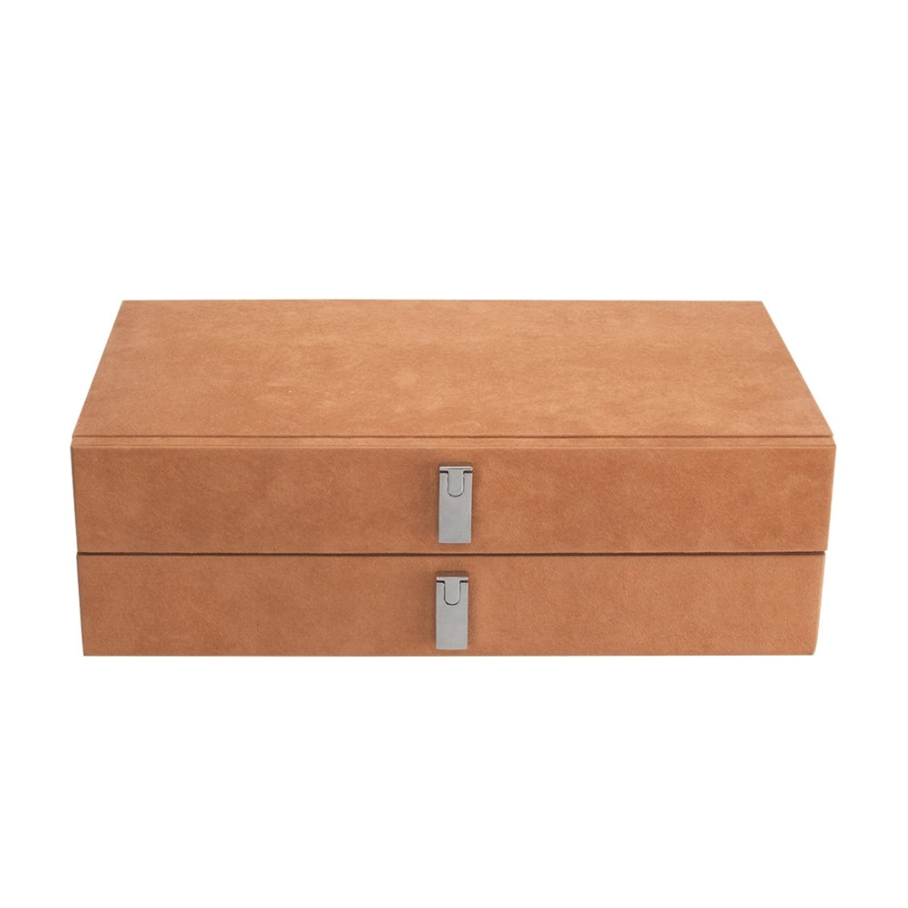 Barska Suede-Lined Jewelry Storage Drawer Set Tan AF13318