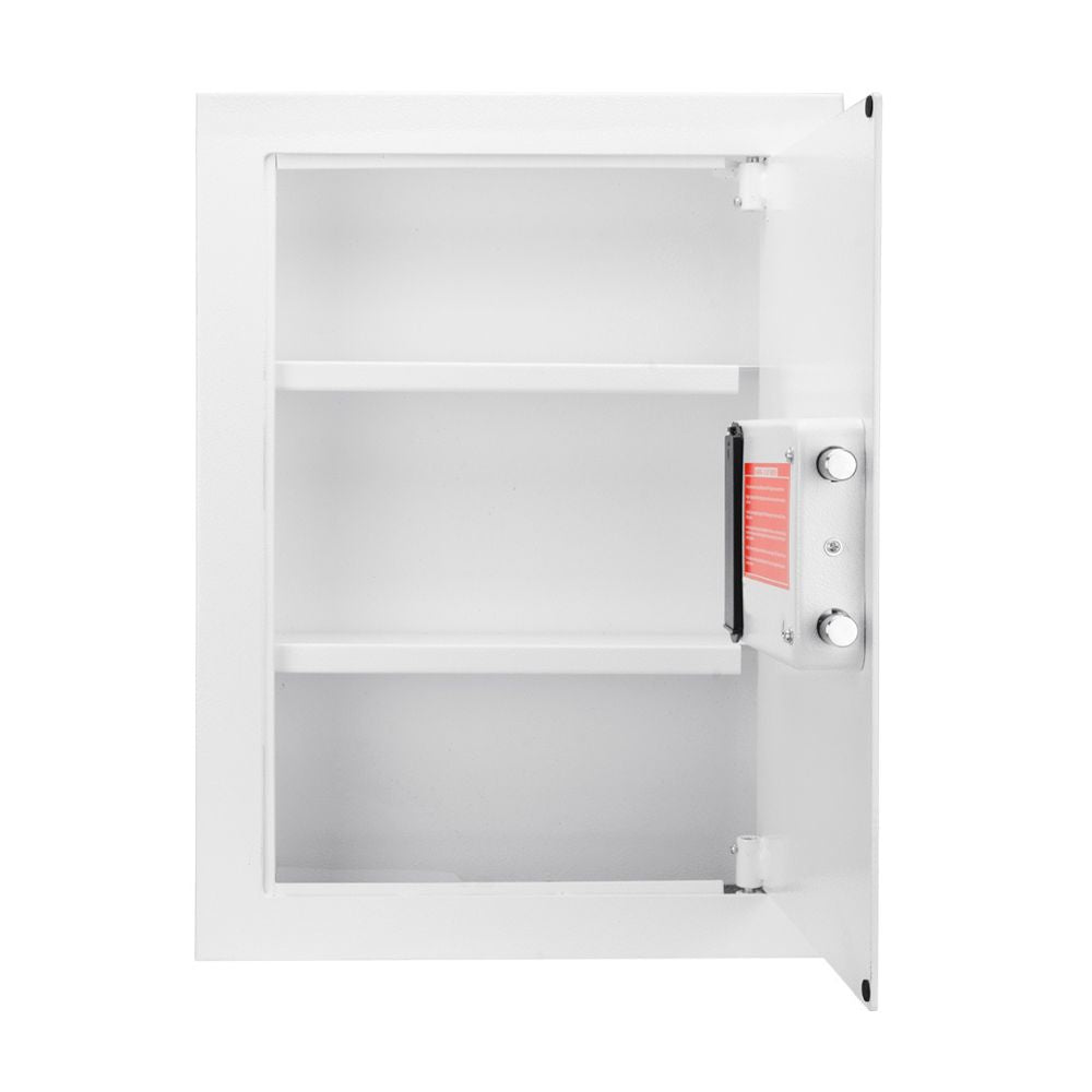Barska White Biometric Wall Safe AX13030 | All Security Equipment