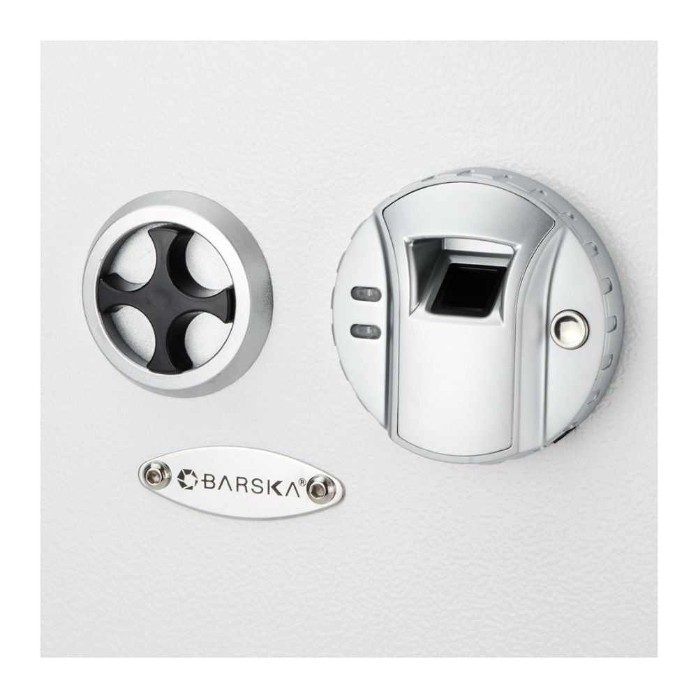 Barska White Biometric Wall Safe AX13030 | All Security Equipment