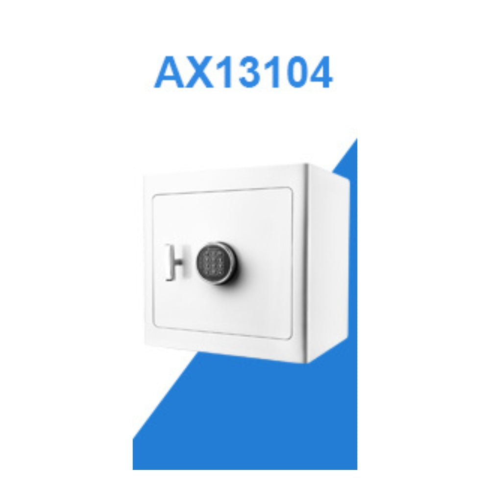 Barska White Keypad Jewelry Safe Tan Interior AX13104