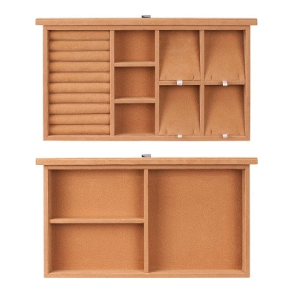 Barska White Keypad Jewelry Safe Tan Interior AX13104