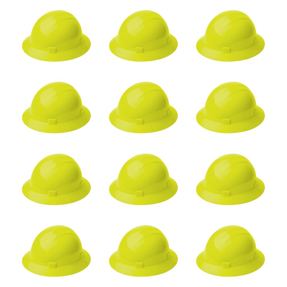 ERB Safety Americana Full Brim Mega Ratchet Suspension (Pack of 12)