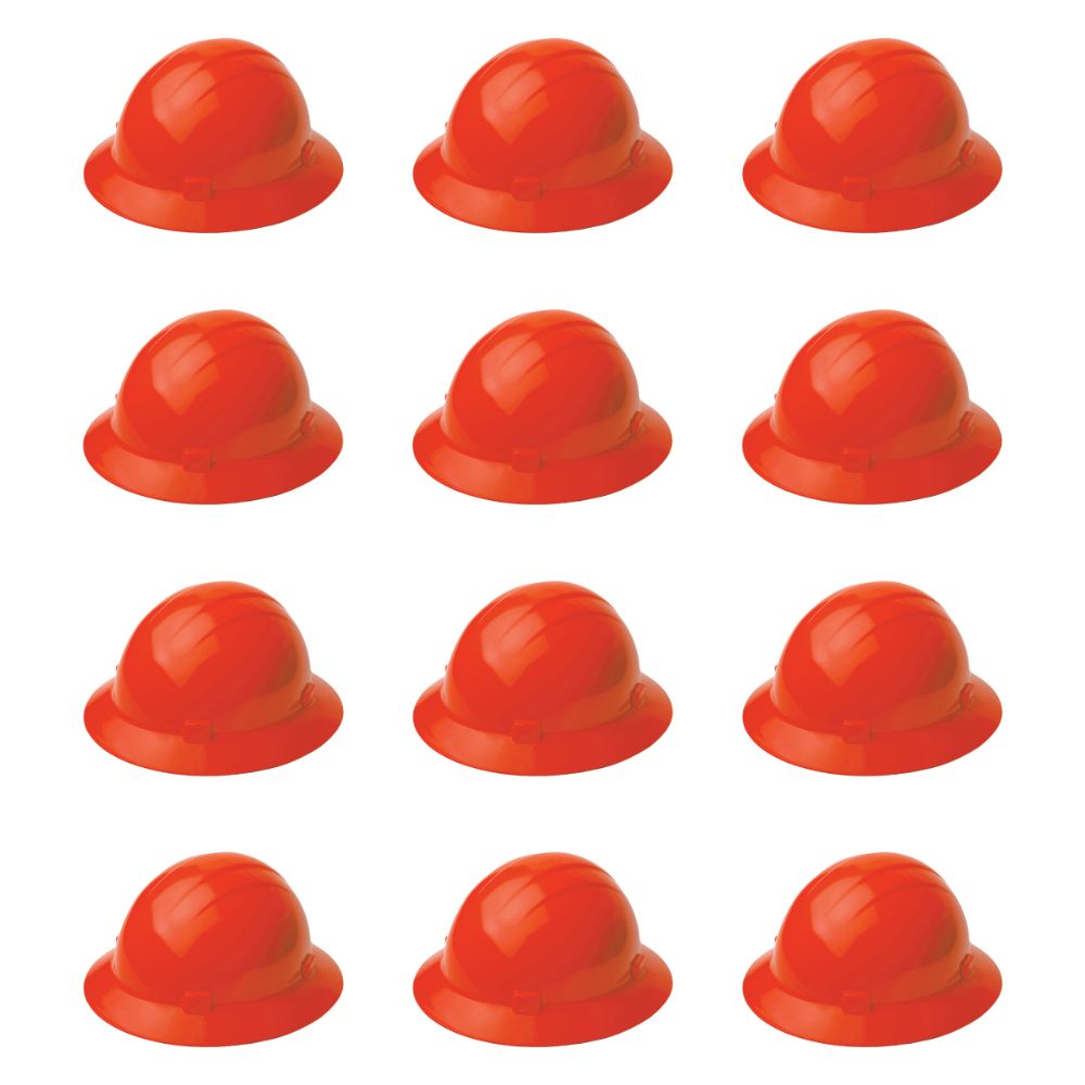 ERB Safety Americana Full Brim Slide-Lock Suspension Pack of 12