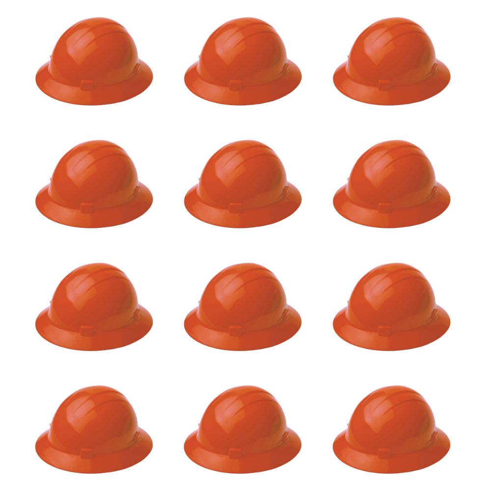 ERB Safety Americana Full Brim Slide-Lock Suspension Pack of 12