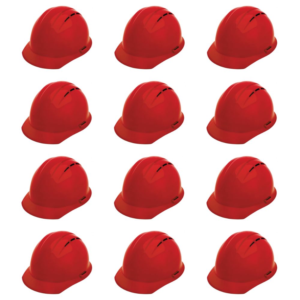 ERB Safety Americana Vent Cap Slide-Lock Suspension (Pack of 12)