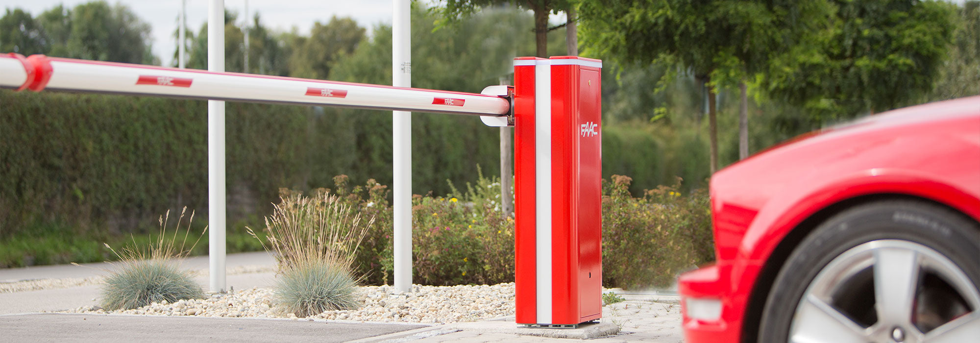 FAAC L Round Beam Sections for the B680H Hydraulic Barrier Gate Operator | All Security Equipment